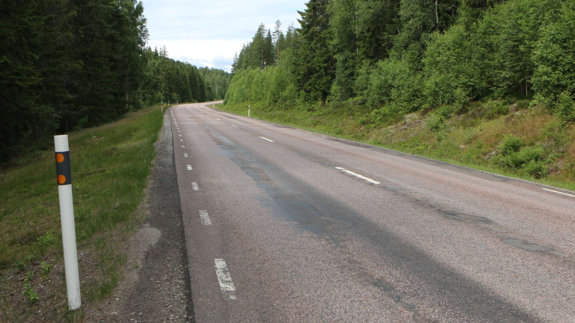Riksväg 26 mellan Filipstad och Lesjöfors. Arkivbild. 