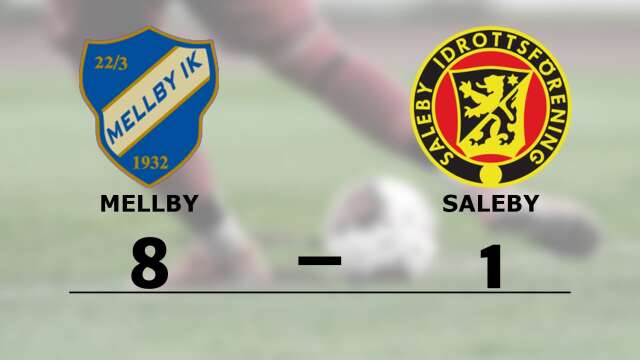 Mellby IK vann mot Saleby IF