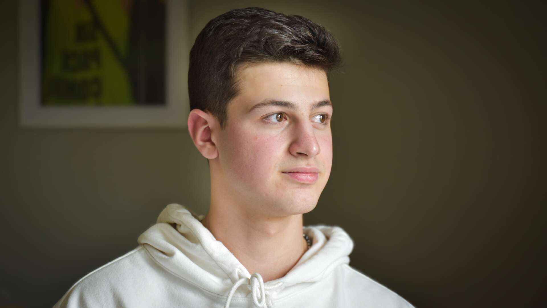 Mahmoud Ashram kom som syrisk flykting till Torsby med sin familj i början på 2014 och här de sedan blivit kvar.