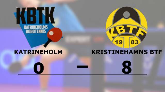 Katrineholms BTK förlorade mot Kristinehamns BTF