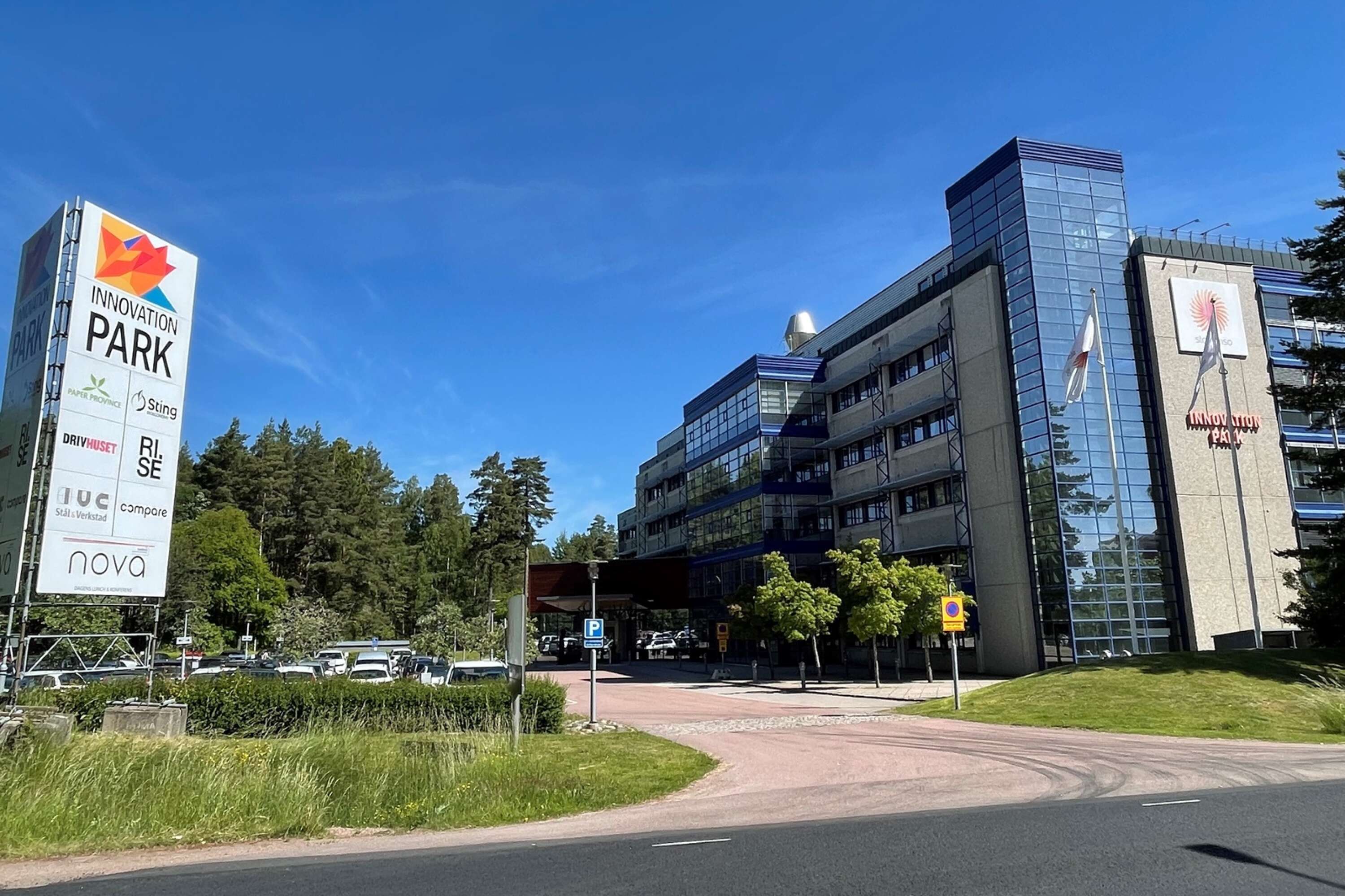 Lina Svensberg och Digitalwell arena har sitt kontor på Innovation park, Kronoparken i Karlstad. 