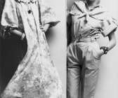 Under 70-talet blev klänningarna längre och kläderna retroinspirerade från 30- och 40-talet.