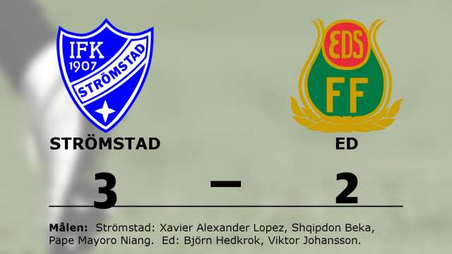 IFK Strömstad vann mot Eds FF