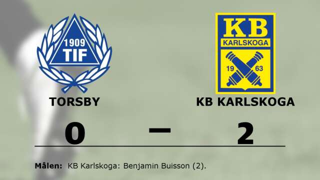 Torsby IF förlorade mot KB Karlskoga