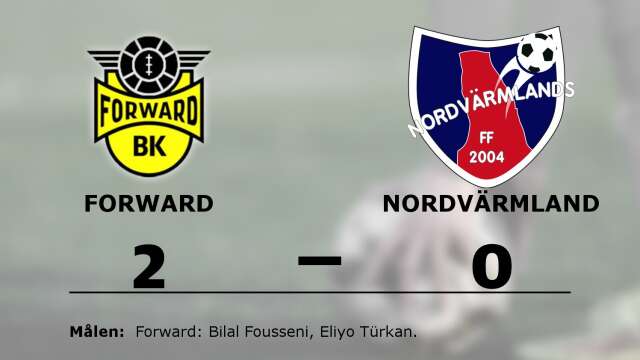 BK Forward vann mot Nordvärmlands FF