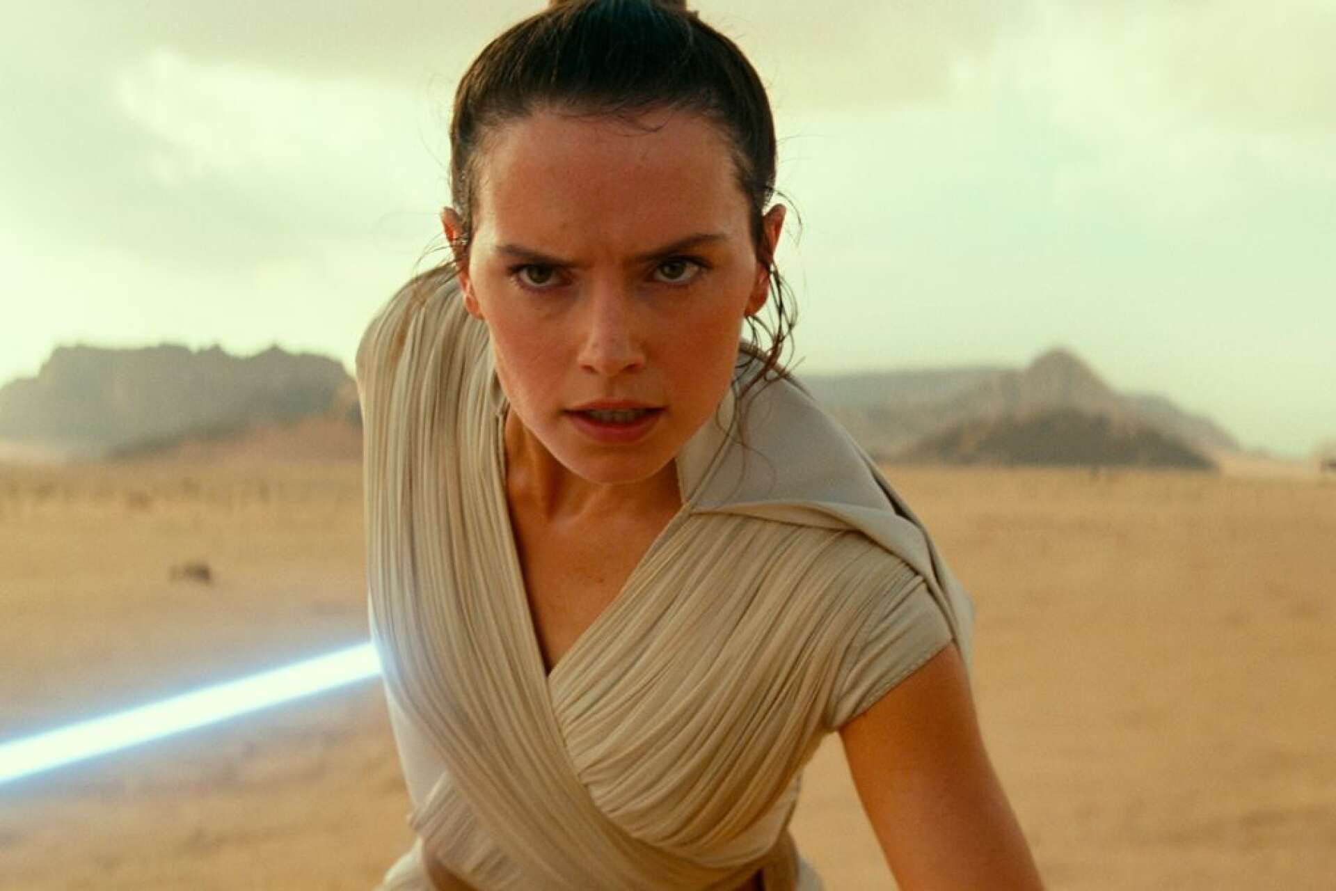 Daisy Ridleys talanger bortslösade på Rey.