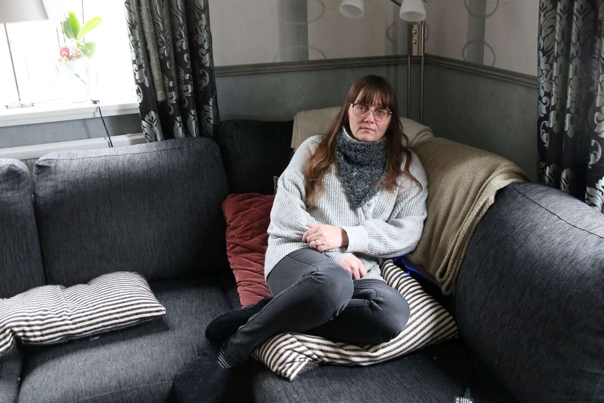 Briet Hjahlmarsdottir har fått tillbringa mycket tid med att vila i soffan det senaste året.