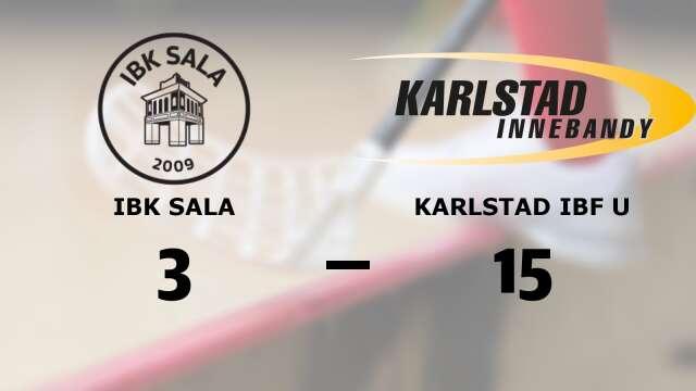 IBK Sala förlorade mot Karlstad IBF Ungdom