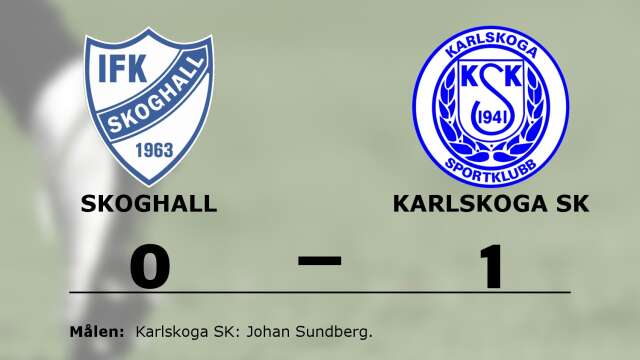 IFK Skoghall förlorade mot Karlskoga SK