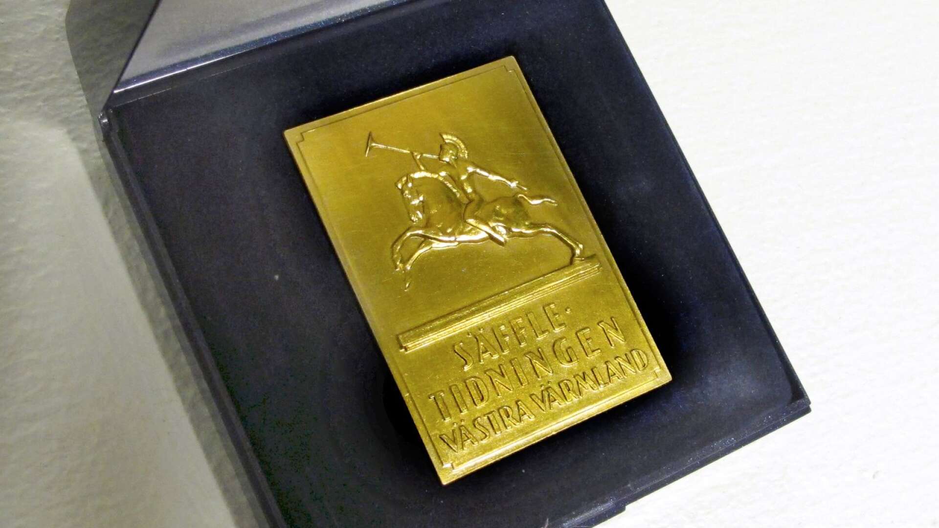 Säffle-Tidningens guldplakett delades första gången ut 1956 och regelbundet sedan 1965. 