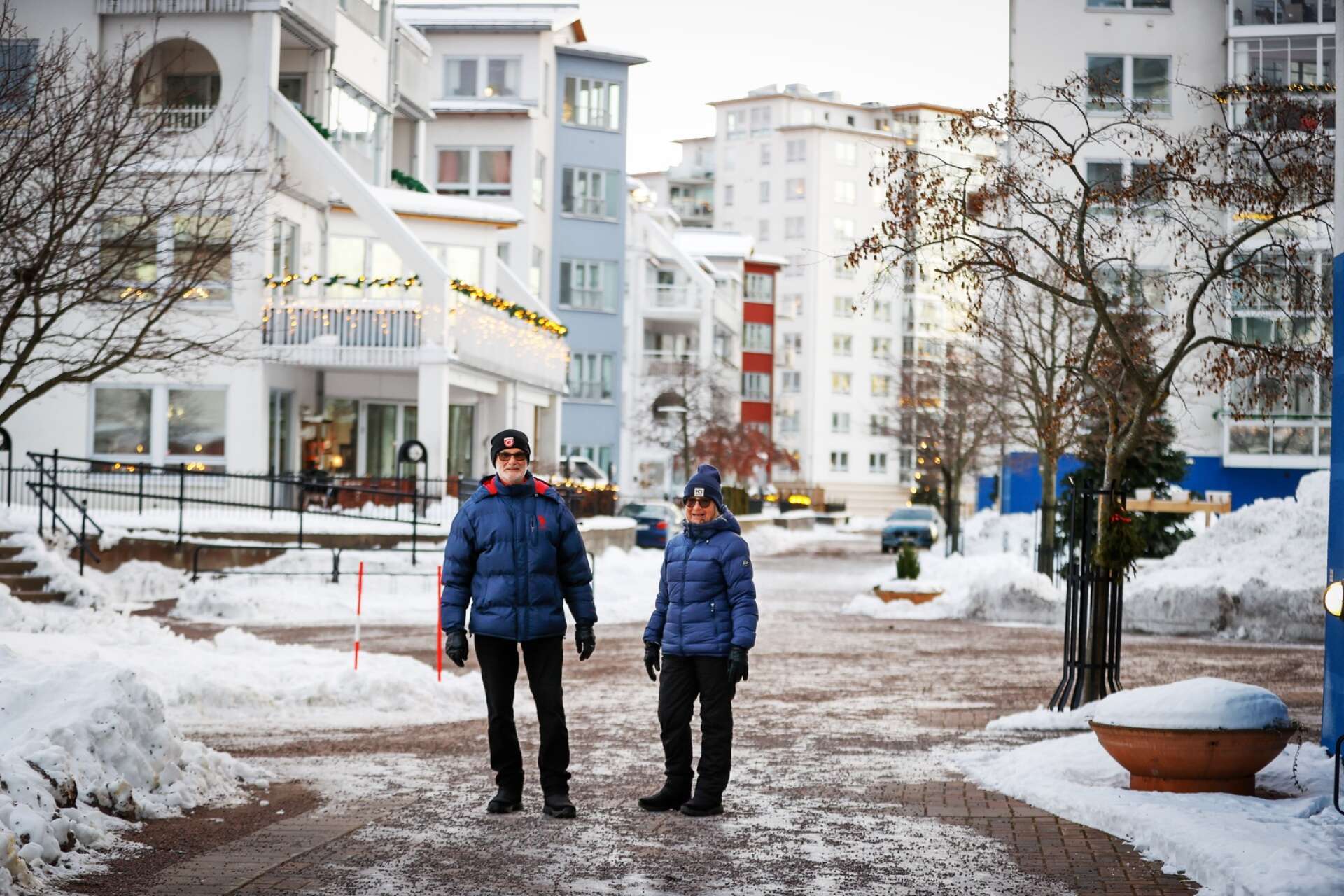 Jan och Karin Bäcklund bor i området med störst utsläpp per person i Karlstad.