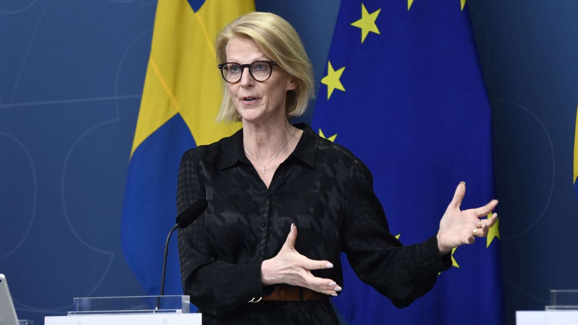 Finansminister Elisabeth Svantesson (M) vill sänka skatten.
