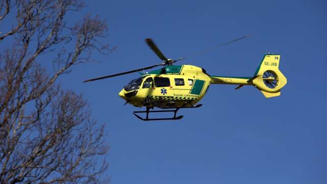 Västra Götalandsregionen har ansökt om dispens för sin ambulanshelikopter, när det gäller EU:s dygnsvila./ARKIVBILD