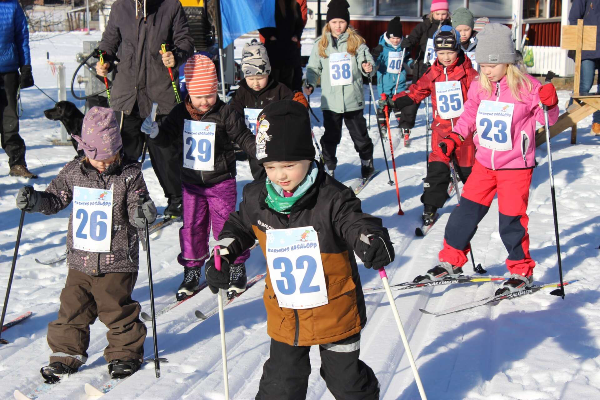 Säffle skidklubb arrangerade Barnens vasalopp som ett startskott på sportlovet.