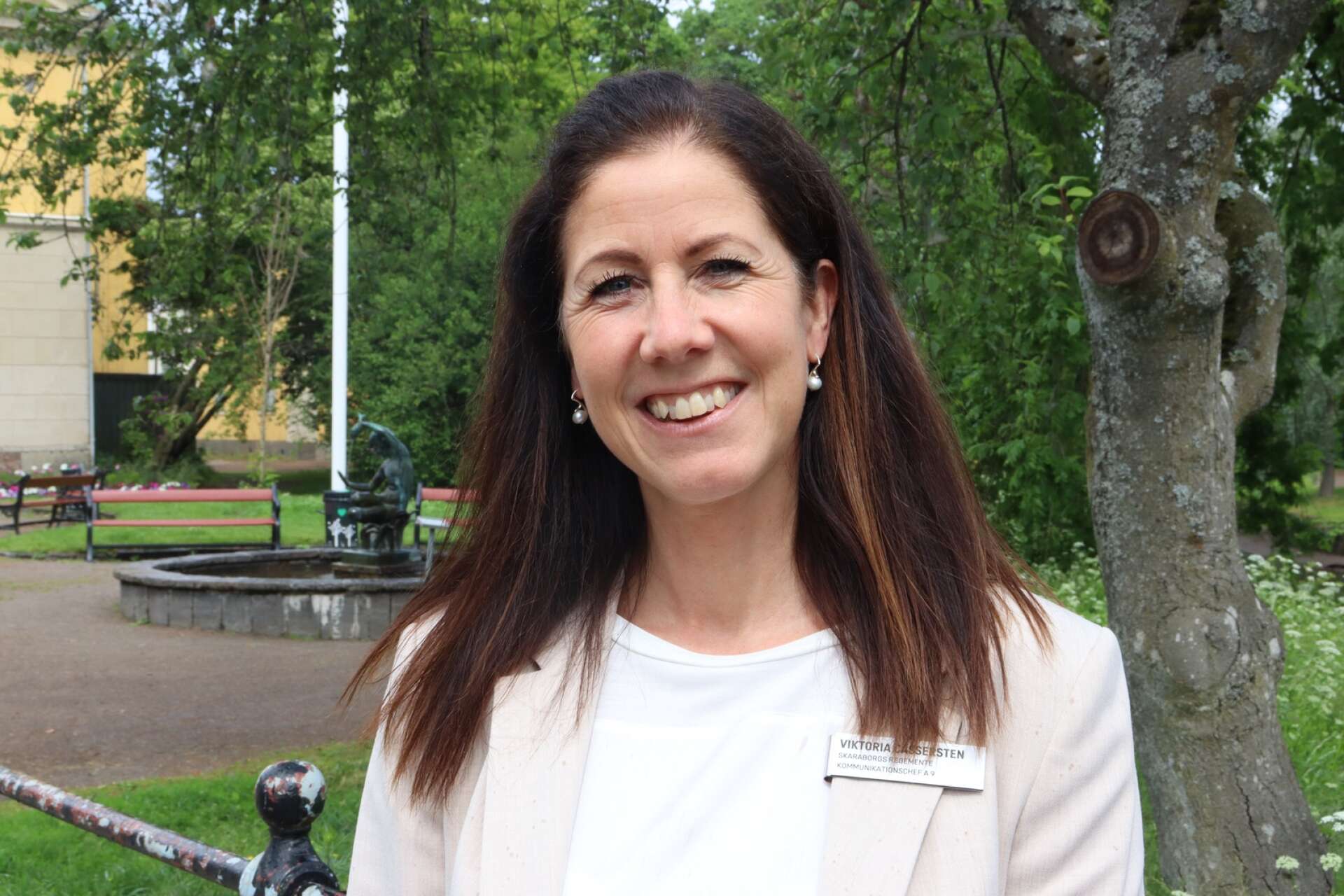 Viktoria Cassersten är kommunikationschef för A9 i Kristinehamn.