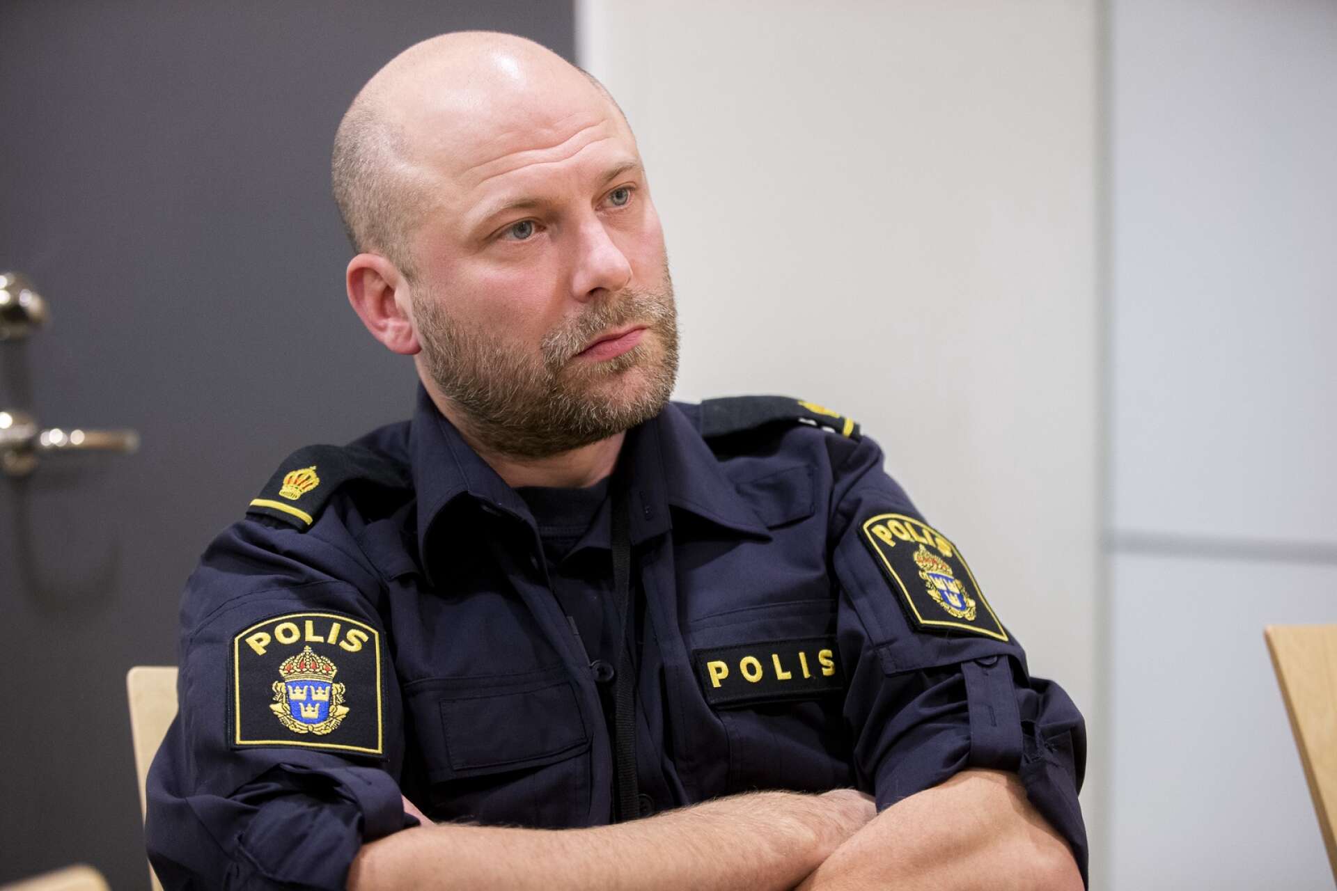 Robert Nielsen vid polisen i Karlstad har arbetat mot narkotikabrottslighet i flera år.