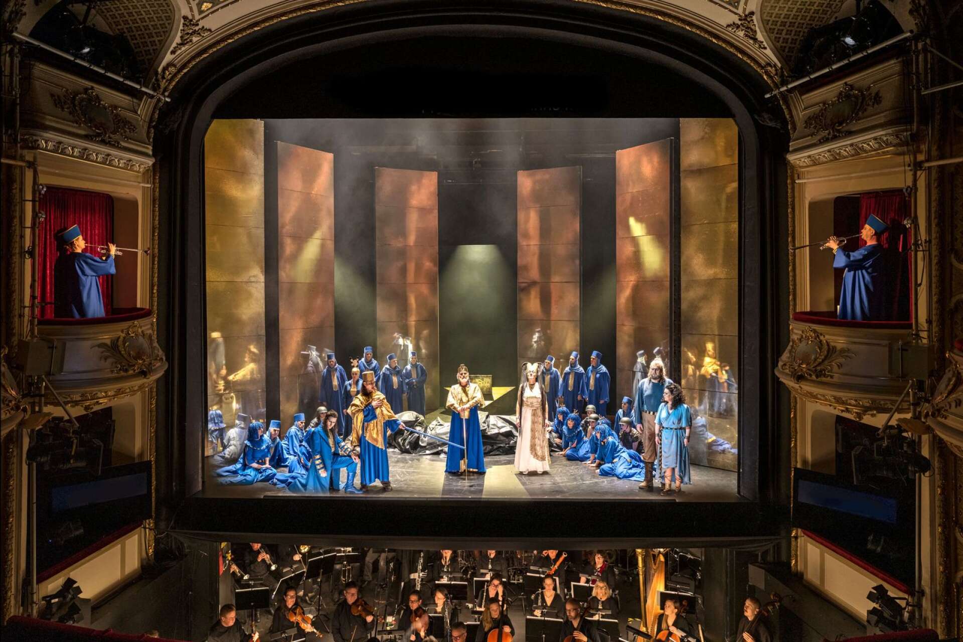 Wermland operas orkester leds av Eric Solén och har en viktig roll i Verdis mäktiga drama Aida.