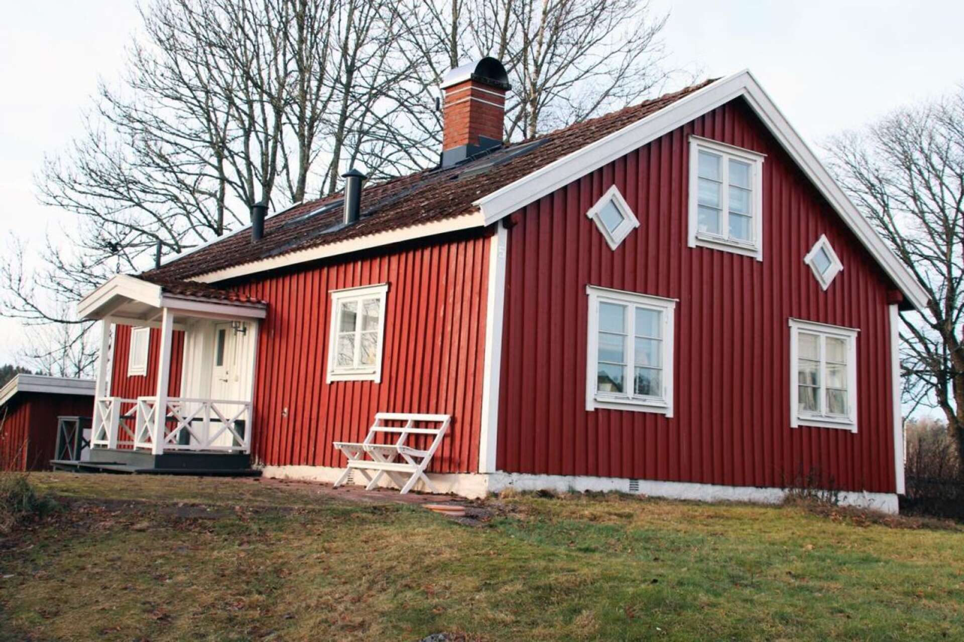 Torpet Månglevad är Färgelandas äldsta hus.