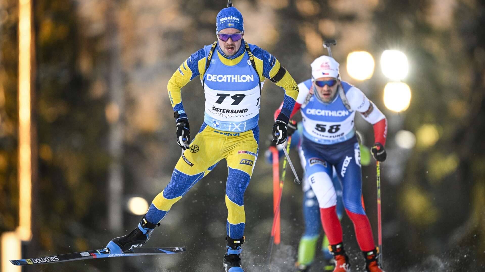 Oskar Brandt får åka stafett i skidskyttevärldscupen i Östersund.