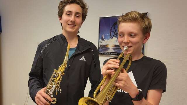 Alexander Thorén och Milton Karlsson Linander började på musiklek när de var sju år.