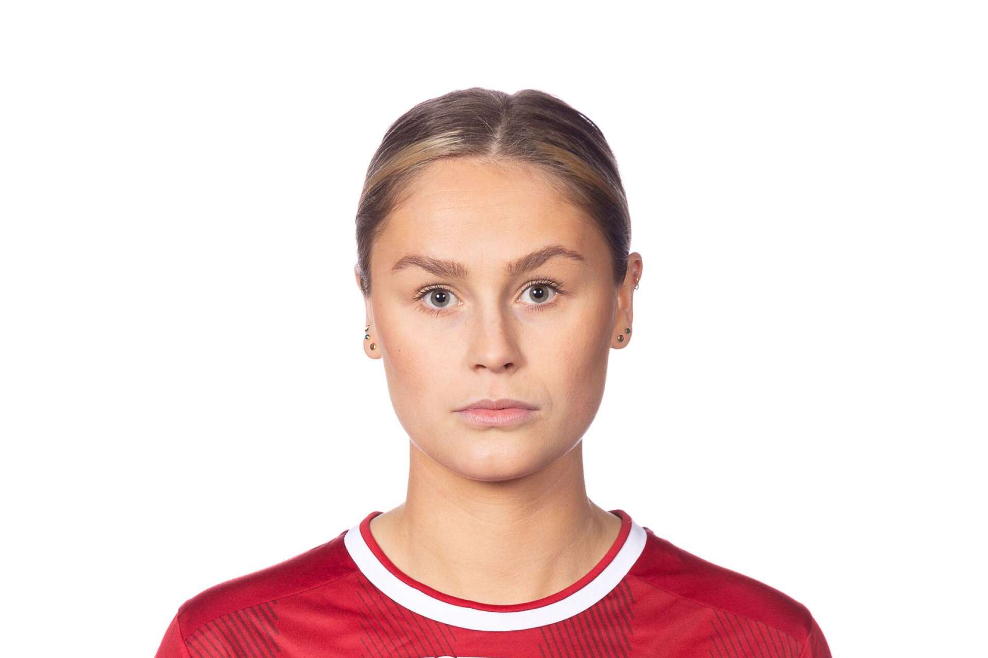 Amanda Jansson, som gjorde ett av målen i förra helgens 2–3-förlust hemma mot Västerås BK30. 