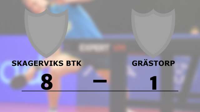 Skagersviks BTK vann mot Grästorps bordtennisklubb