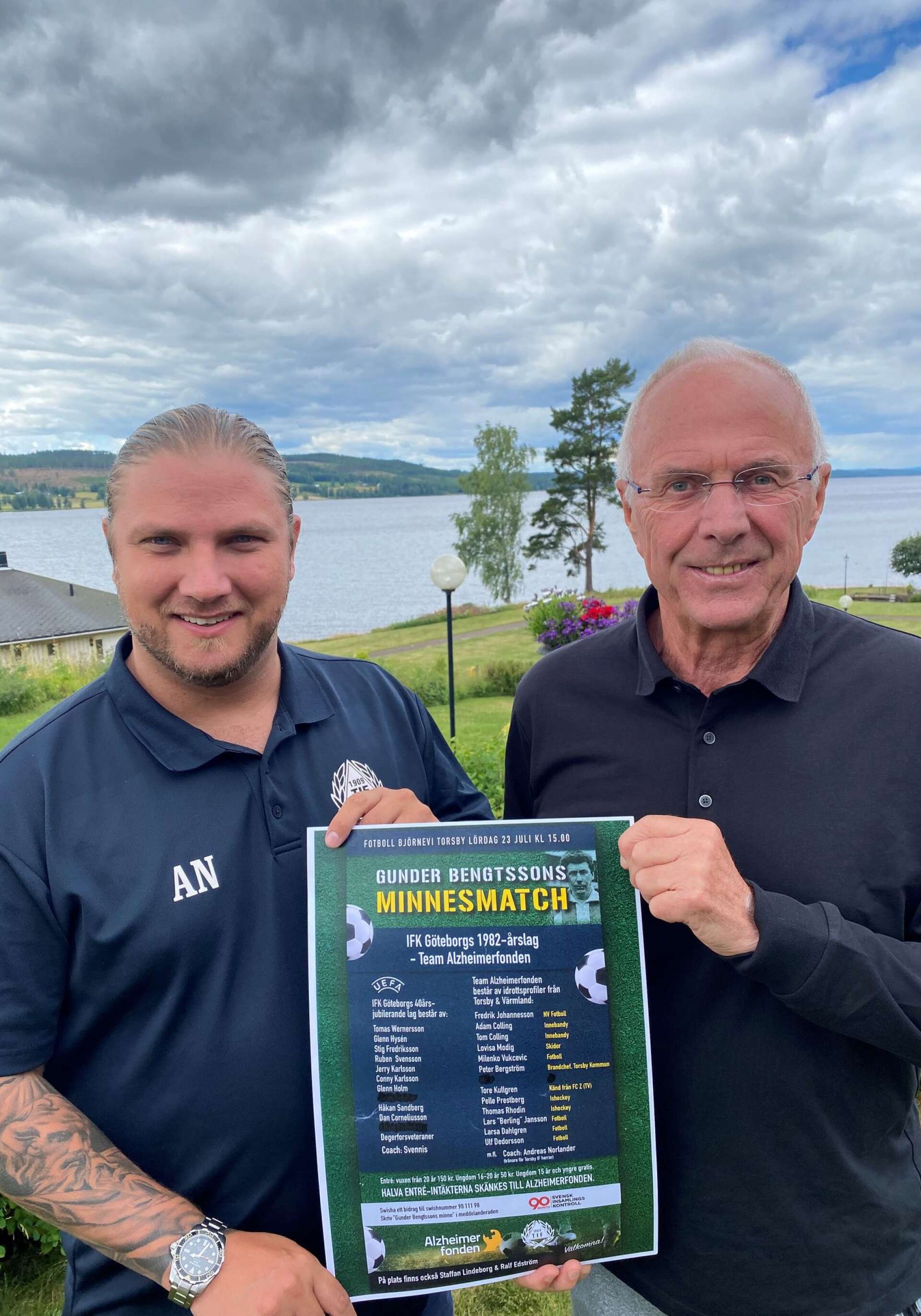 Andreas Nordlander &amp; Sven Göran Eriksson kommer träna ett varsitt lag. 
