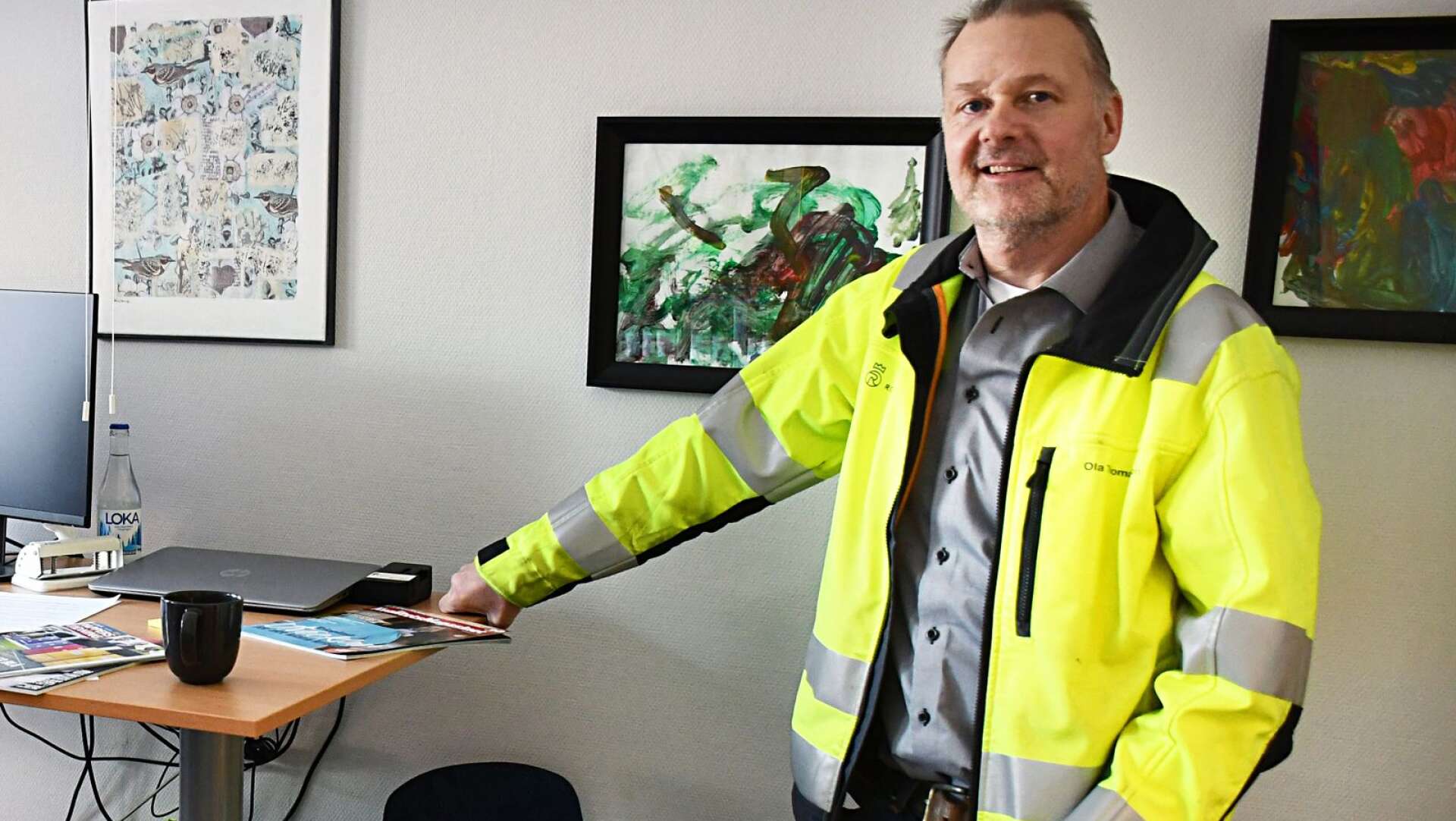 Ola Thomasson är uppväxt i Sunne och bor sedan snart trettio år i Rottneros. Sedan årsskiftet är han ny fabriksdirektör vid Rottneros bruk. 
