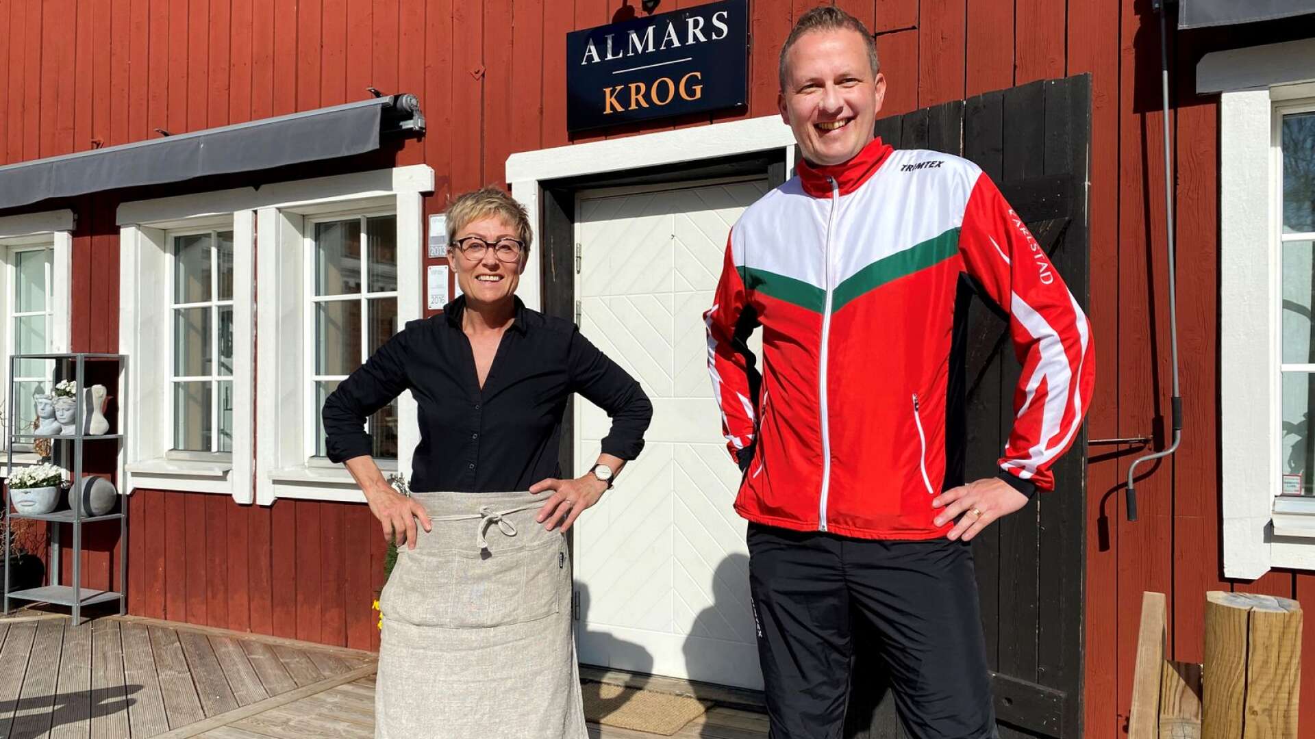 Anna-Lena Lönnstam, Almars krog, och Magnus Stråle, ungdomsledare i OK Tyr.