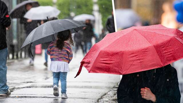 Det lär bli en del regn under veckan som kommer, enligt SMHI.