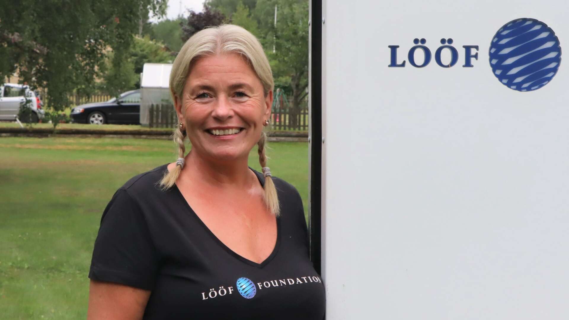 ”Resurserna till stiftelsen kommer med hjärtat ifrån Gullspång, säger Sophie Lööf, ägare av Partex och grundare av välgörenhetsstifelsen Lööf Foundation.
