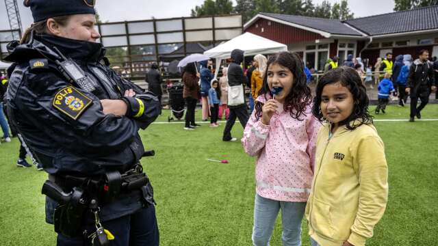 Karlstad moské arrangerade festliga aktiviteter på Klasmossens IP under Paludans besök på Kronoparken i Karlstad.