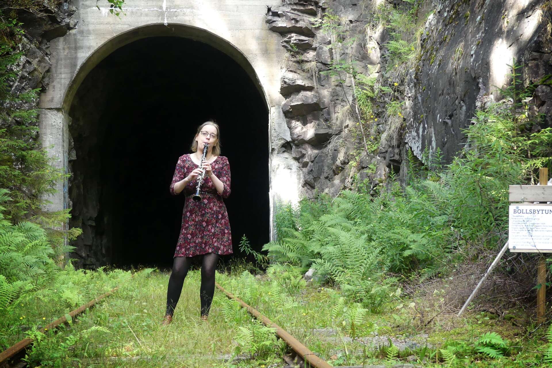 Musikern och kulturentreprenören Therese Olsson Hugosson har sedan ett år tillbaka arbetat med ett nytt kulturprojekt. I augusti är det premiär för det första kulturevenemanget i projektet ”Tågtunnel 263 - I sägnernas spår”. Nämligen en folkmusikföreställning inuti Bollnäs tågtunnel i Svanskog.
