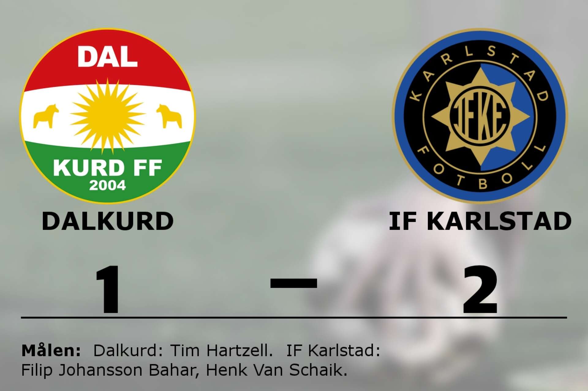 Dalkurds FF förlorade mot IF Karlstad Fotboll