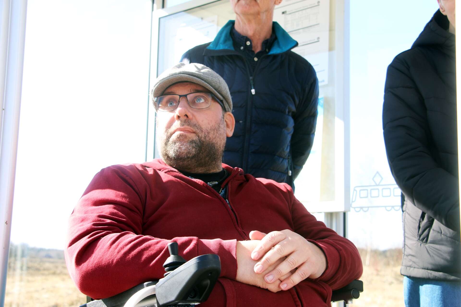 Mikael Modig sitter i rullstol på grund av ett medfött ryggmärgsbråck.