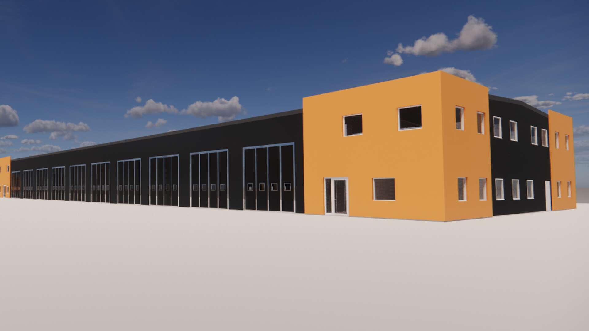 Fyra nya företagslokaler med en sammanlagd yta av 8 400 kvadratmeter ska affärsmannen Pierre Eklund bygga på Bråtebäckens industriområde i Alster.