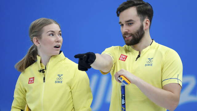 Sveriges Almida De Val och Oskar Eriksson spelar om medaljerna.