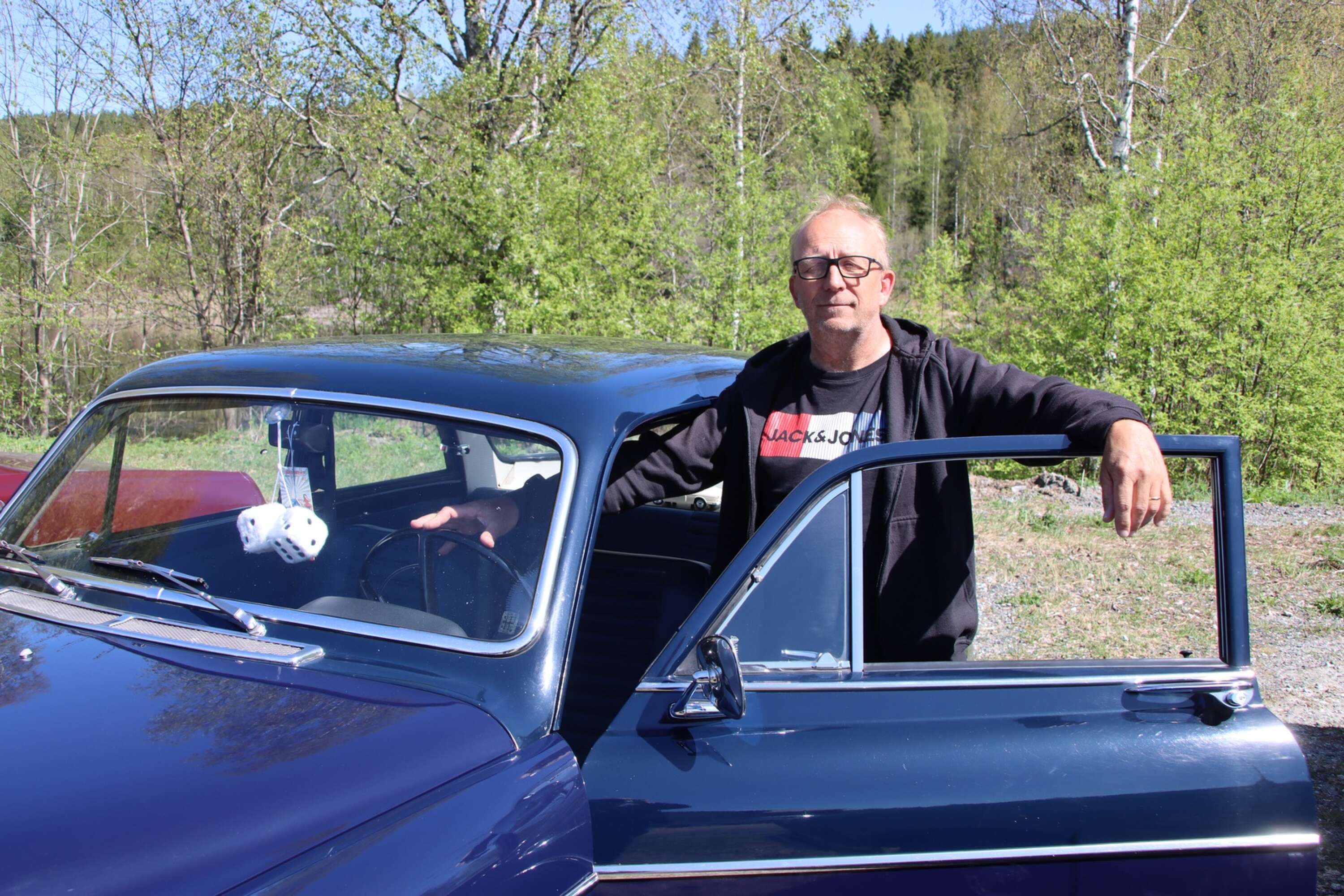 Jonas Wikström, från Hällefors, visade upp sin gamla Volvo Amazon från 1969.
 