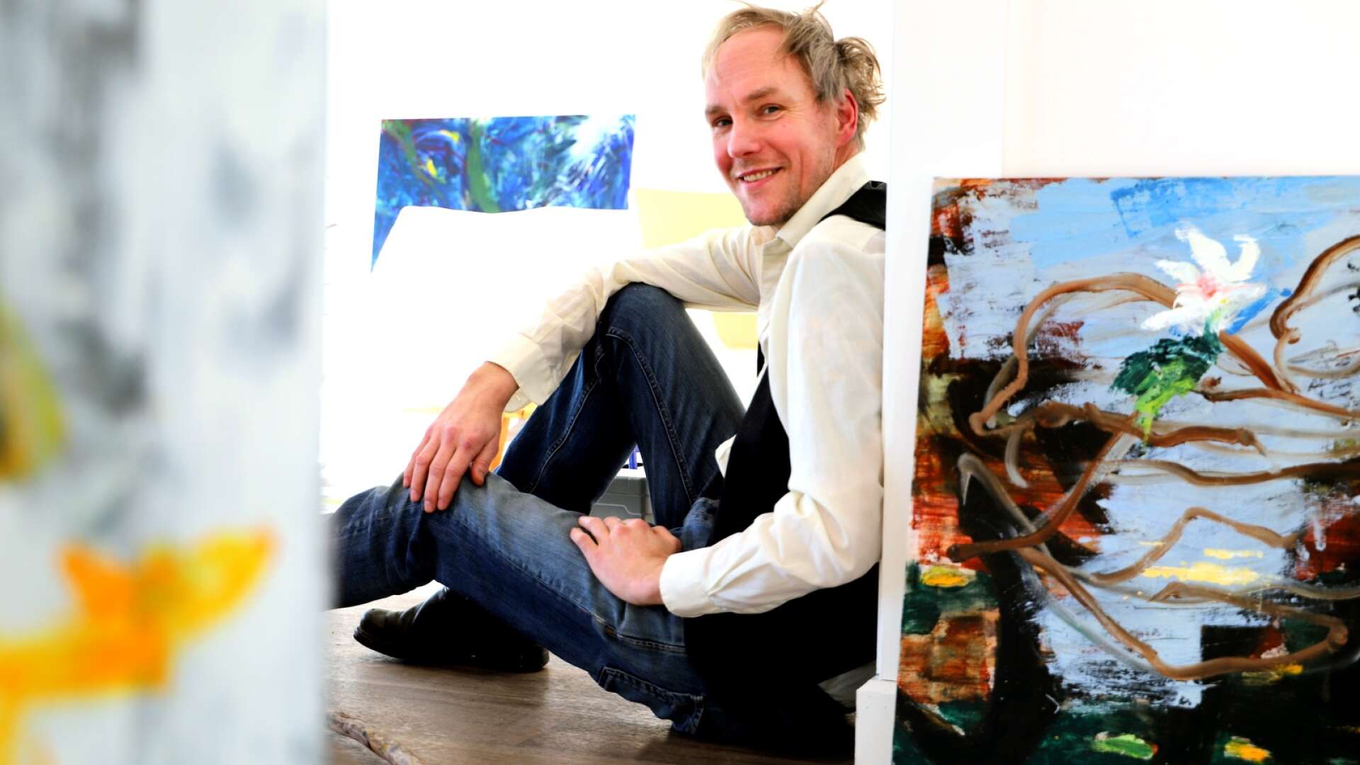 Andreas Poppelier flyttade till Ivarsbjörke utanför Sunne från Stockholm och skapar som aldrig förr.