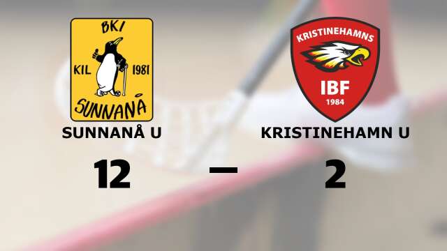 BKI Sunnanå vann mot Kristinehamns IBF