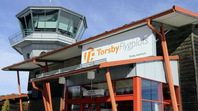 Torsby flygplats är en av de flygplatser som får stöd i dag. Arkivbild.