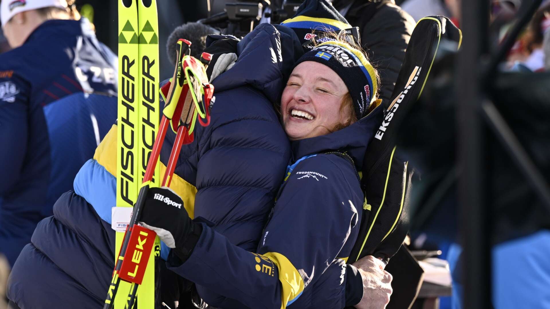 Linn Persson fortsätter sin resa mot en comeback efter dubbla operationer i vintras. 