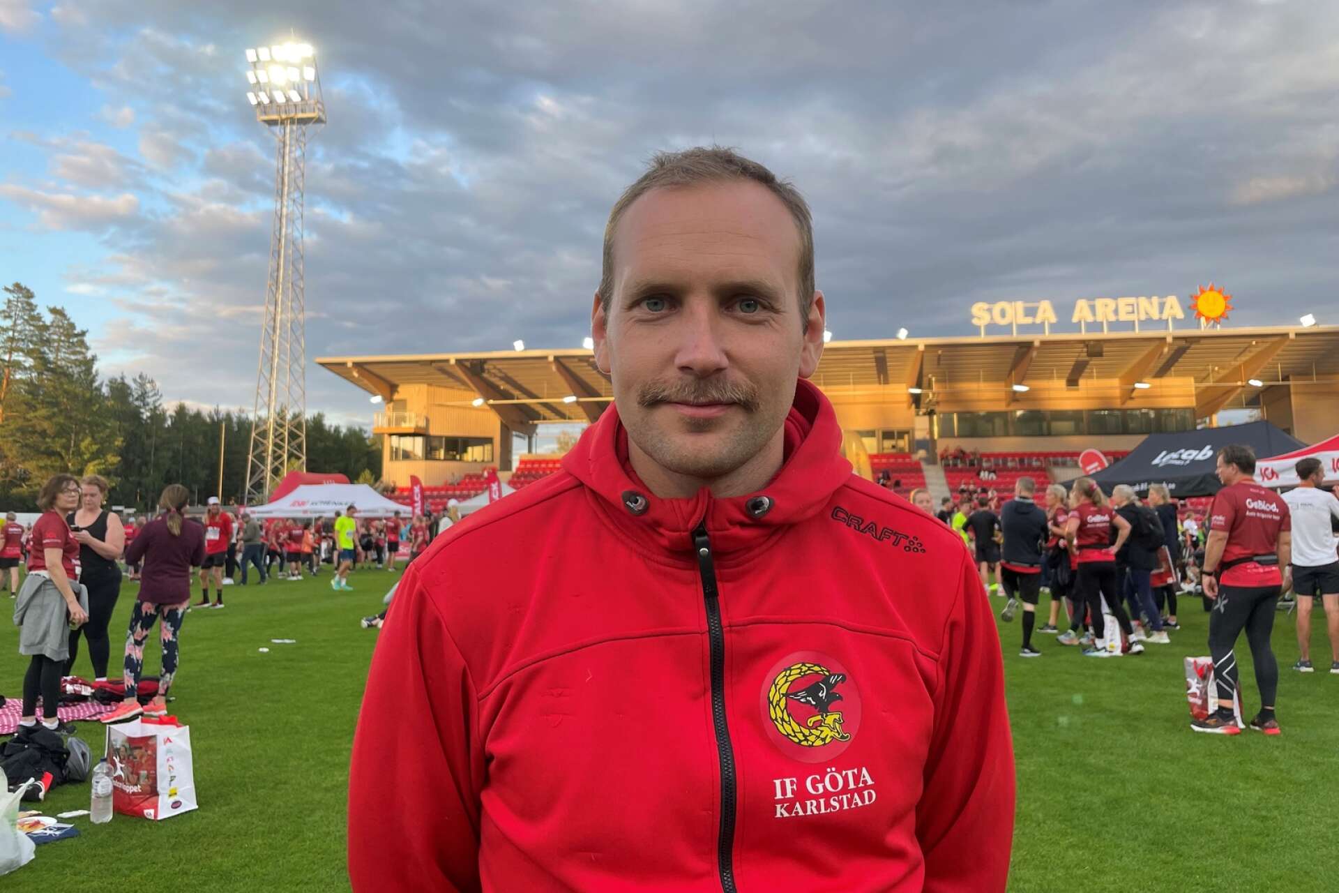 Mikael Larsson från IF Göta är projektledare för Blodomloppet Karlstad.