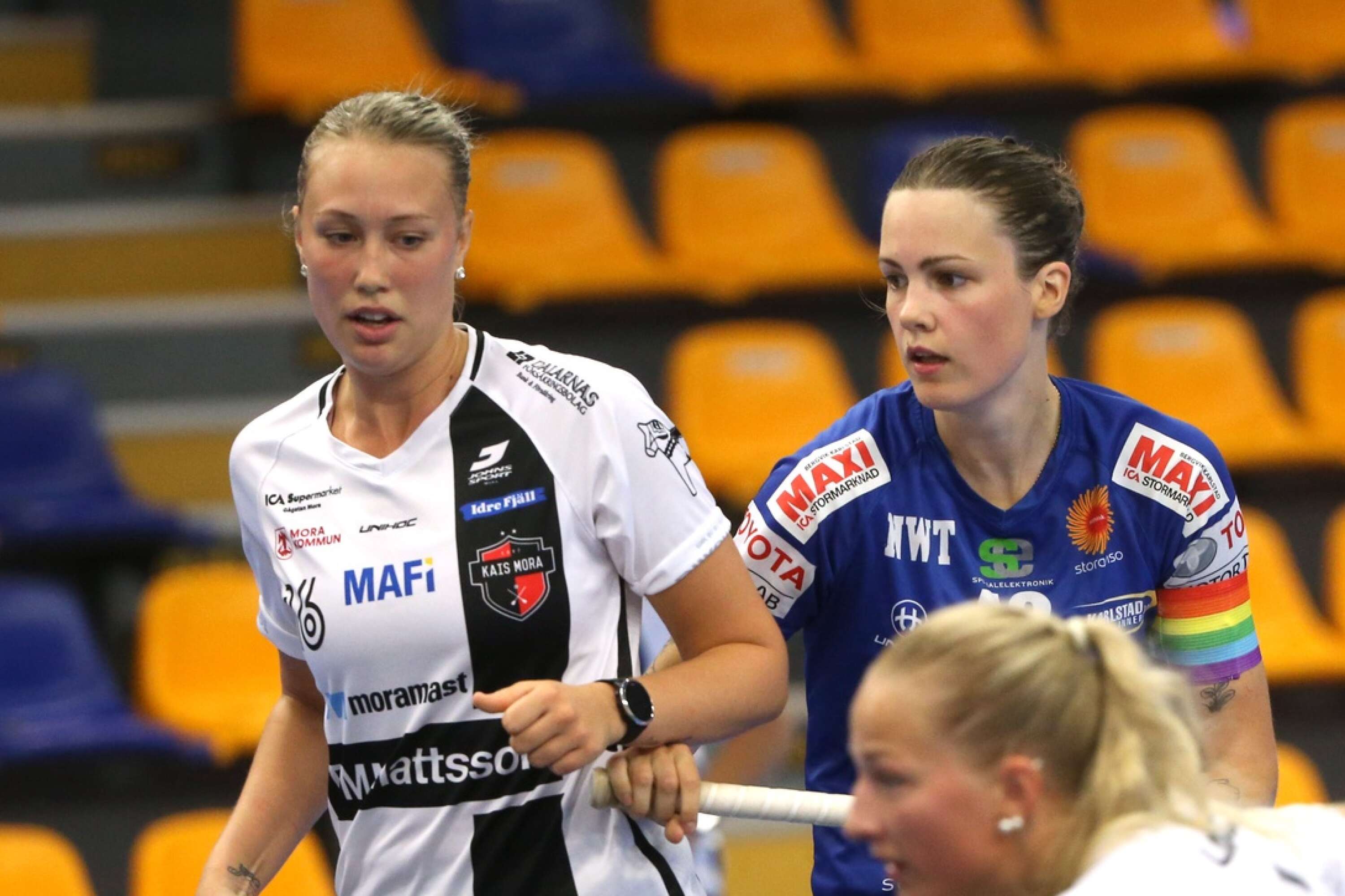 Lina Svarfvar, till vänster, har bytt Kais Mora mot IBF Falun inför den här säsongen.