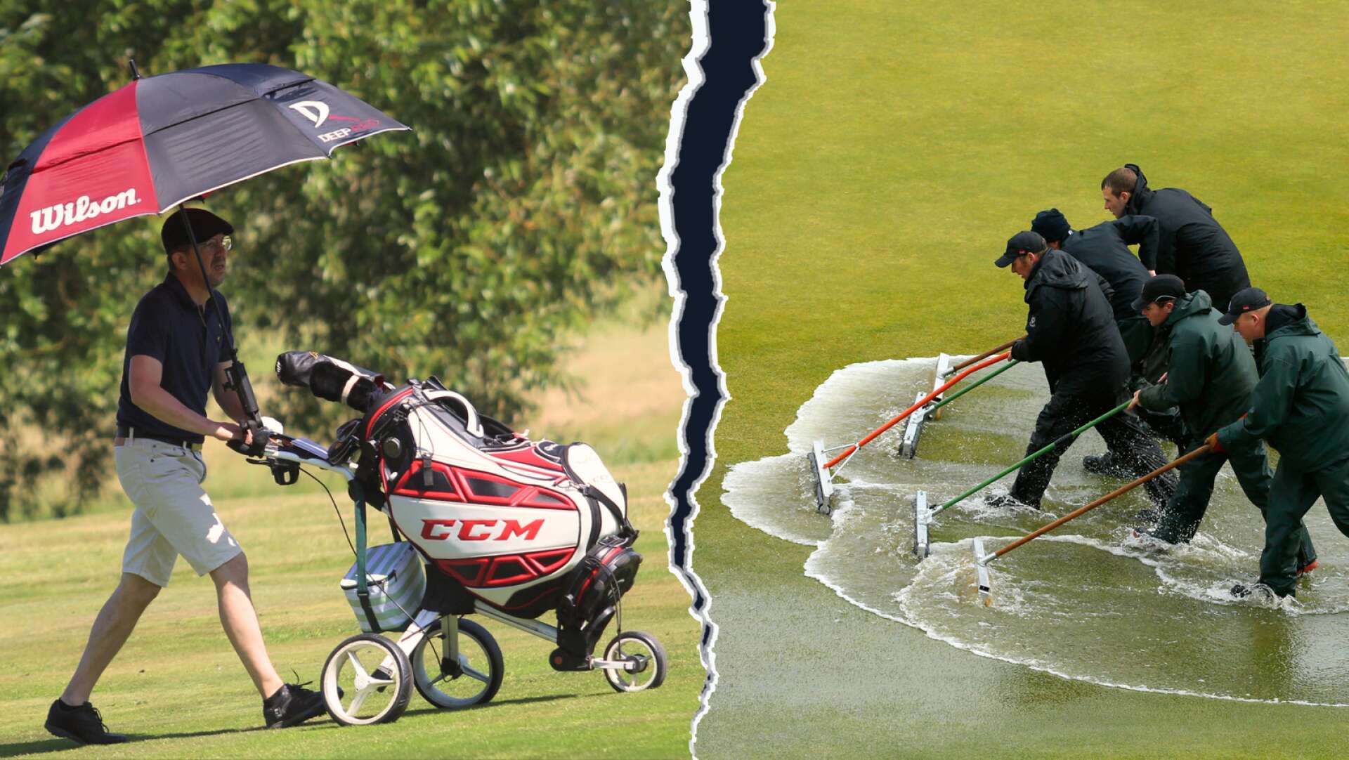 Vädret har varit en stor utmaningen för Vadsbos tre golfklubbar under 2023