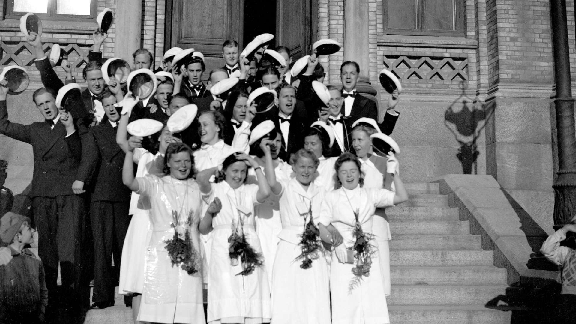 Studentexamen i Karlstad 1941.