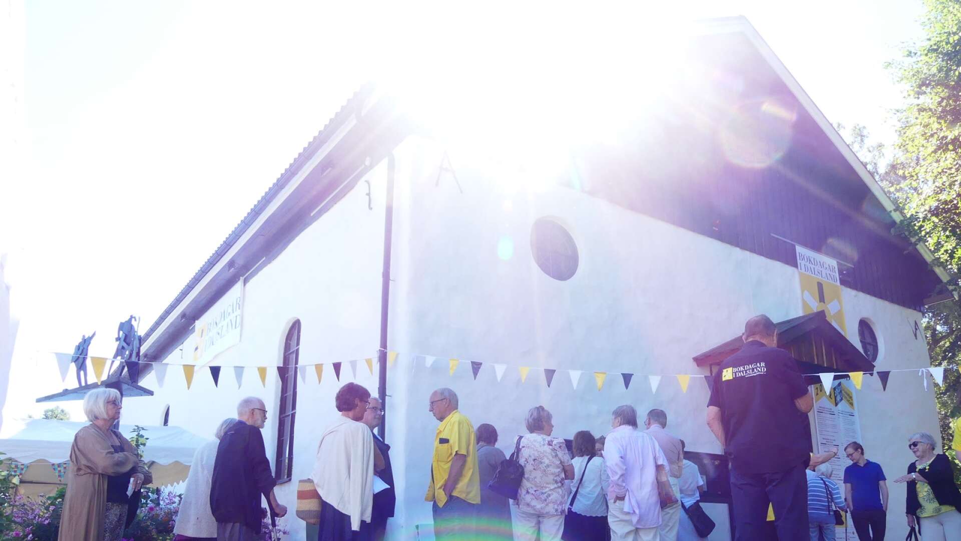 På lördag anordnas pop up-mässa med rekryteringsfokus i Gamla kyrkan. Bilden togs vid platsen under sommarens bokdagar.