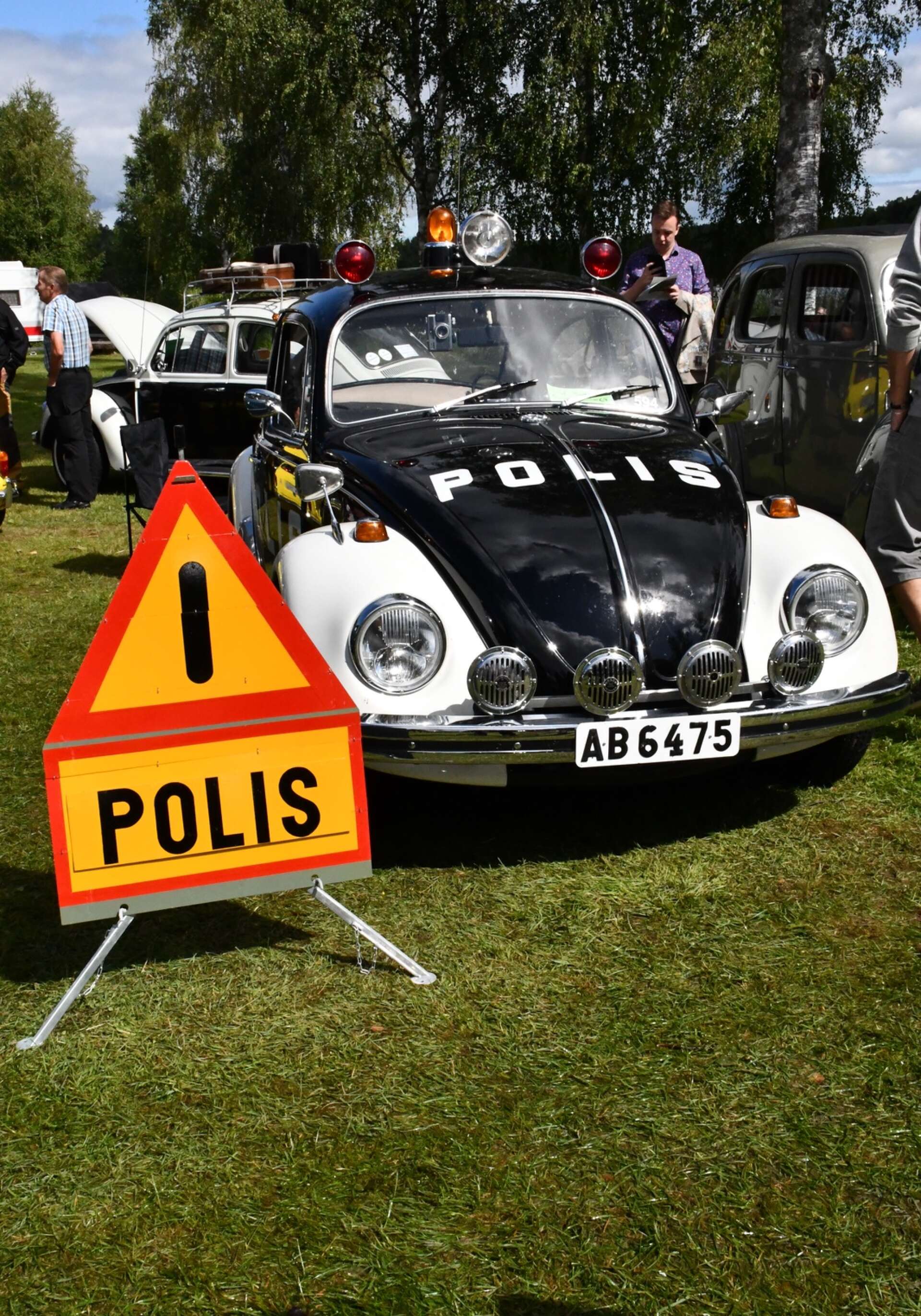 Mattias Casserlunds polisveteranbil är den enda bevarade av de 1000 Rikspolisstyrelsen lät tillverka.