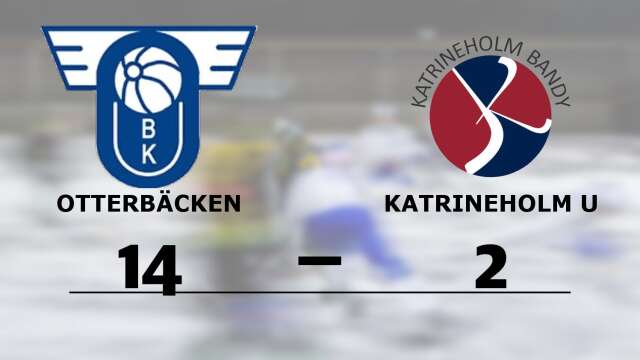 Otterbäckens BK vann mot Katrineholm Bandy