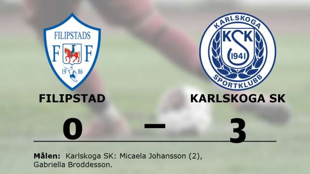 Filipstads FF förlorade mot Karlskoga SK